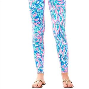 EUC Luxletic Legging Tiki Pink Shake It Up